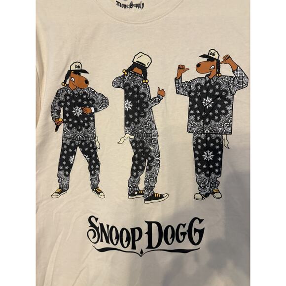 Dogg Supply by Snoop Dogg Graphic T-shirt Men S Yellow Music Rap collection s - Picture 4 of 6